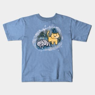 Neko Atsume Sun and Moon Kids T-Shirt